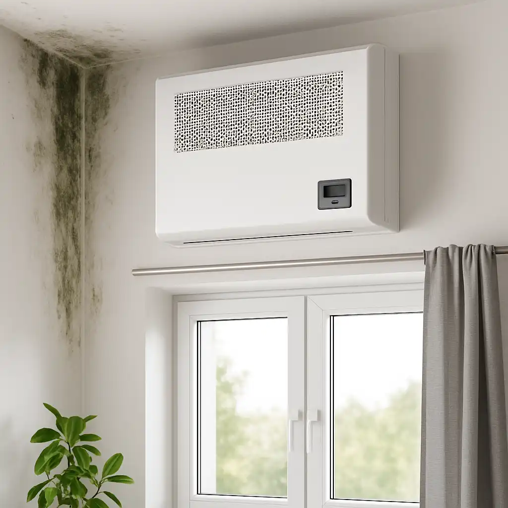 Adieu l'humidité et la moisissure : la solution ultime avec le déshumidificateur mural FDW016 Fral