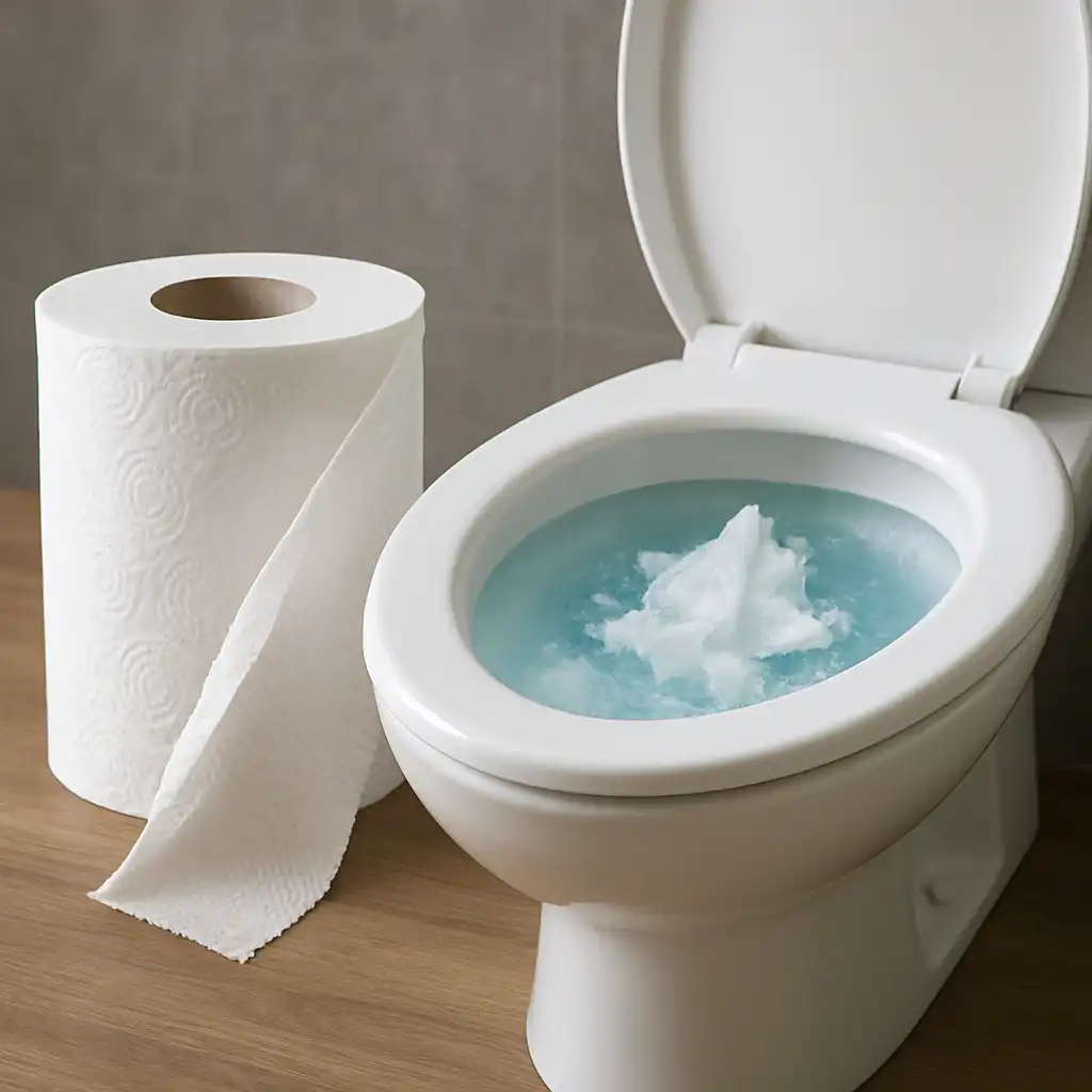 Papier hygiénique soluble dans l'eau : la solution ultime contre les toilettes obstruées