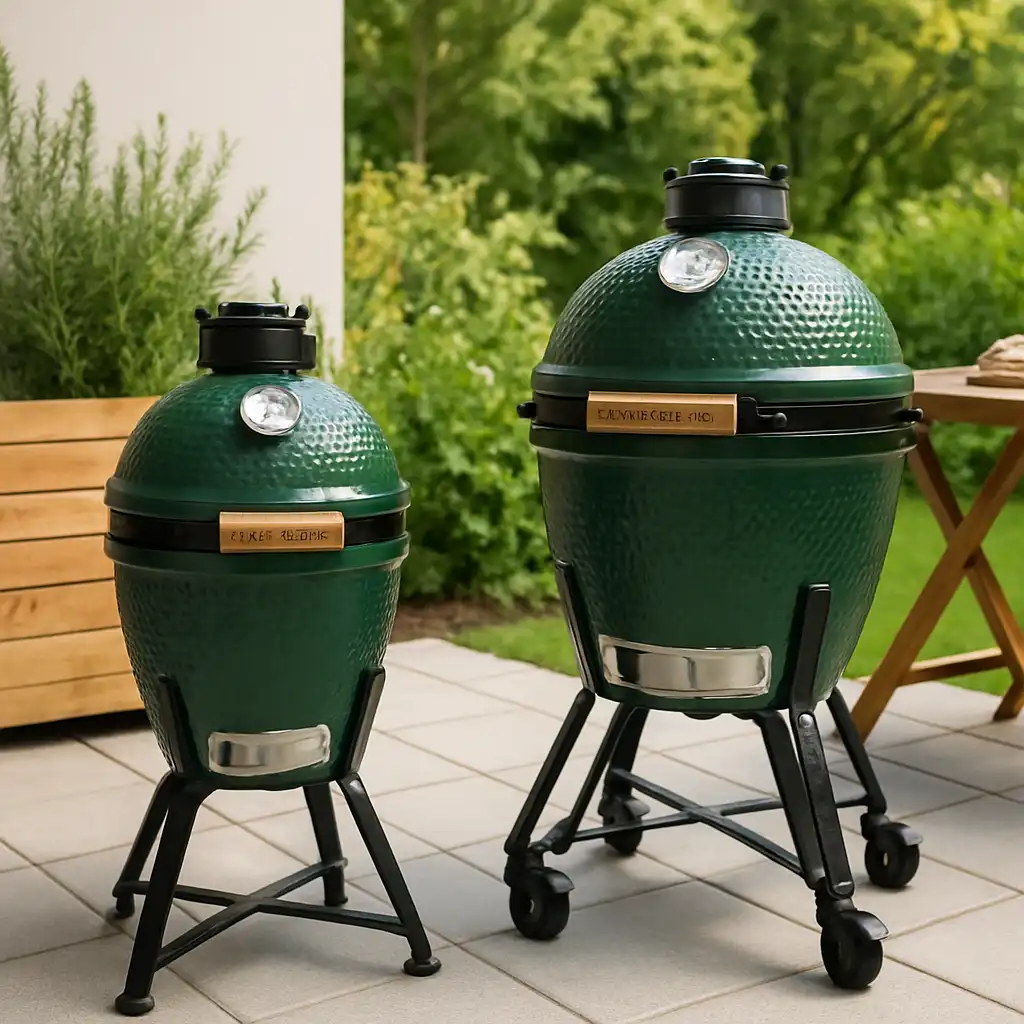 Big Green Egg Mini vs Small: La Guida Definitiva al Barbecue Kamado per Balconi, Giardini e Avventure all'Aperto