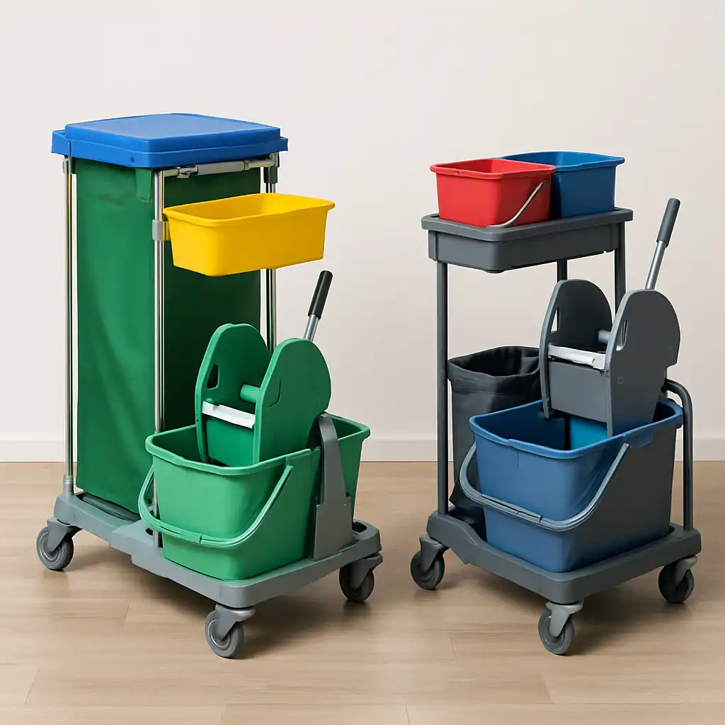 Carrelli Pulizie Professionali 2026: La Guida Definitiva alla Scelta tra Green 400 e Nick Grigio 30L
