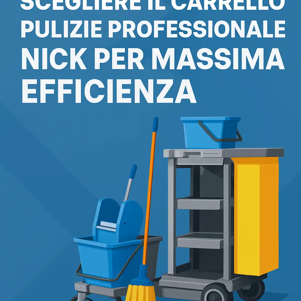 Guida Definitiva 2026: Scegliere il Carrello Pulizie Professionale Nick per Massima Efficienza