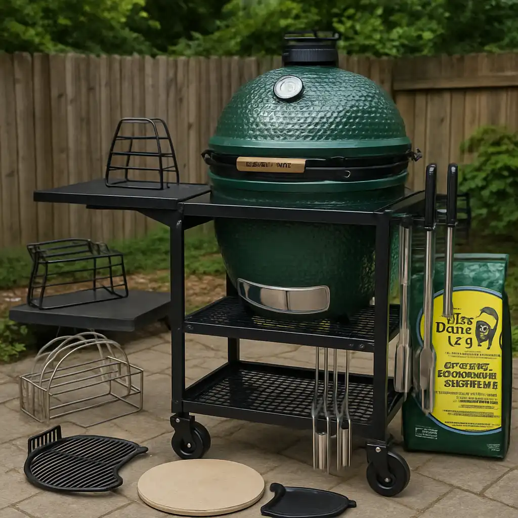 Guida Definitiva Accessori Big Green Egg 2026: Ottimizza Spazio, Mobilità e Cottura XL