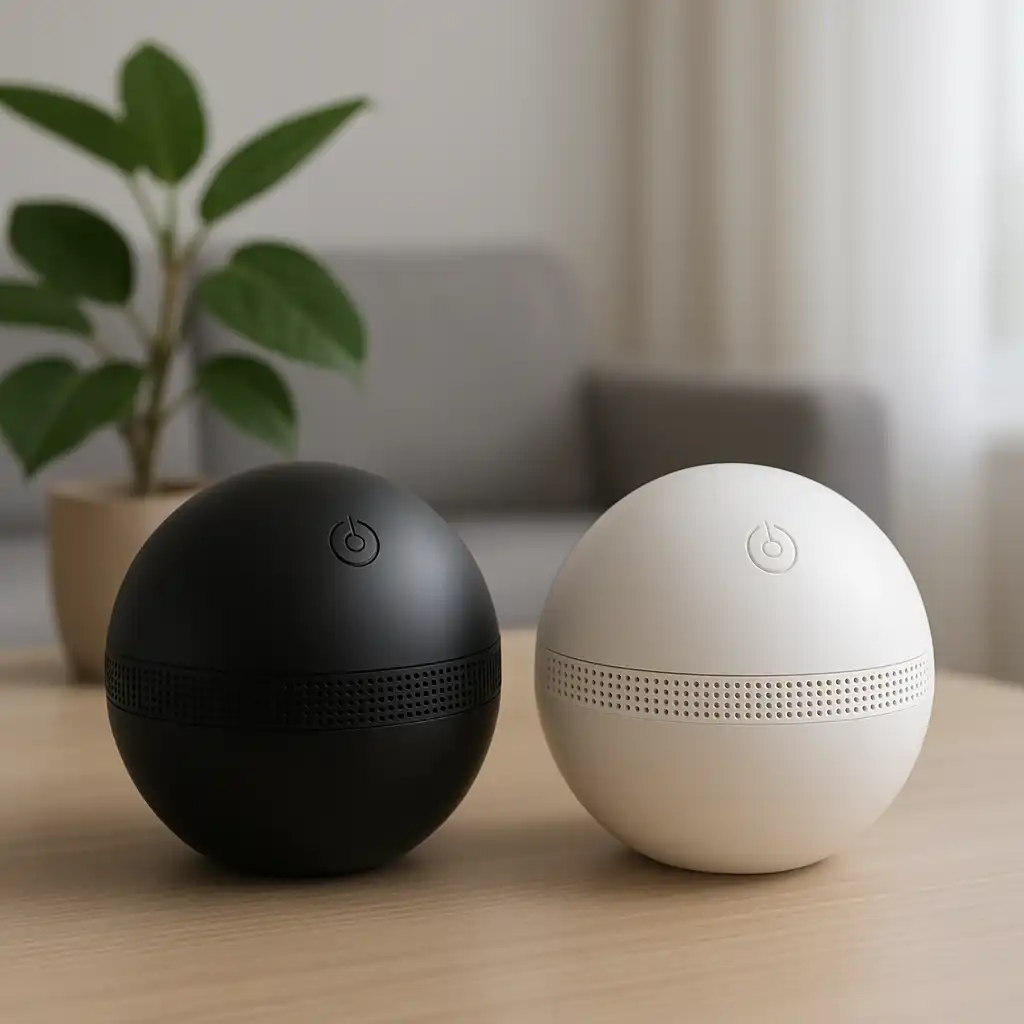 Guida Completa 2026 alla Sanificazione Indoor: Recensione e Confronto Sanificatore d'Aria Sfera Nero e Bianco