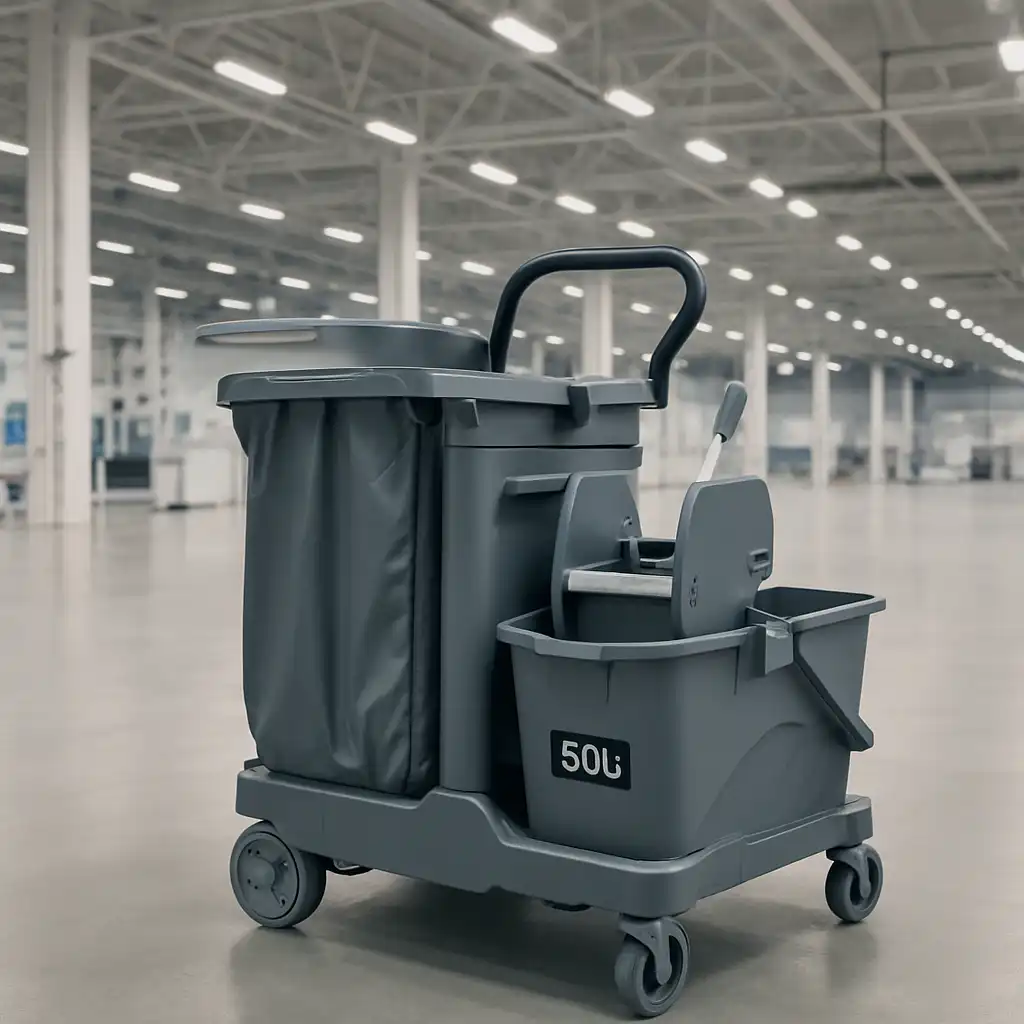 Il Futuro della Pulizia Industriale 2026: Guida Completa al Carrello Professionale Nick Grigio 50 Lt