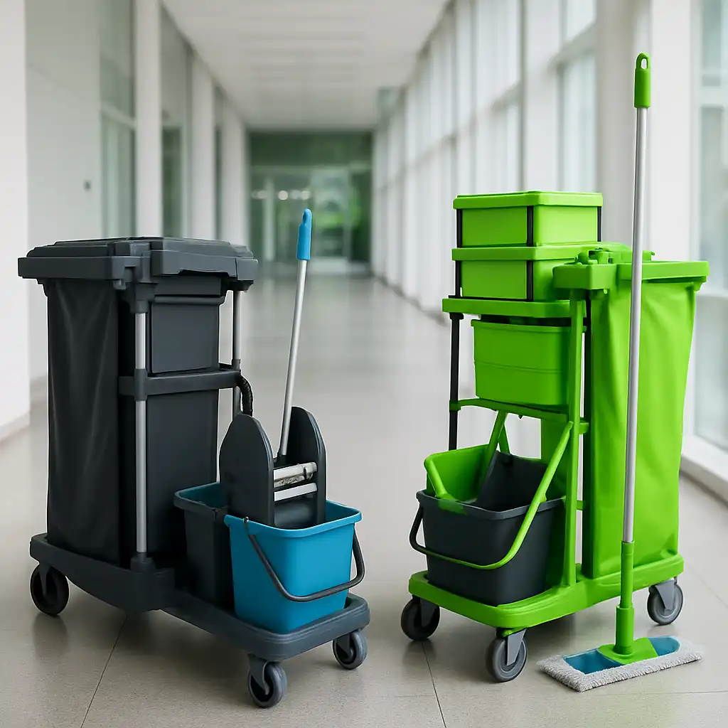 Carrelli Pulizie Professionali 2026: Guida alla Scelta tra Efficienza Nick e Potenza Green per un'Igiene Intelligente