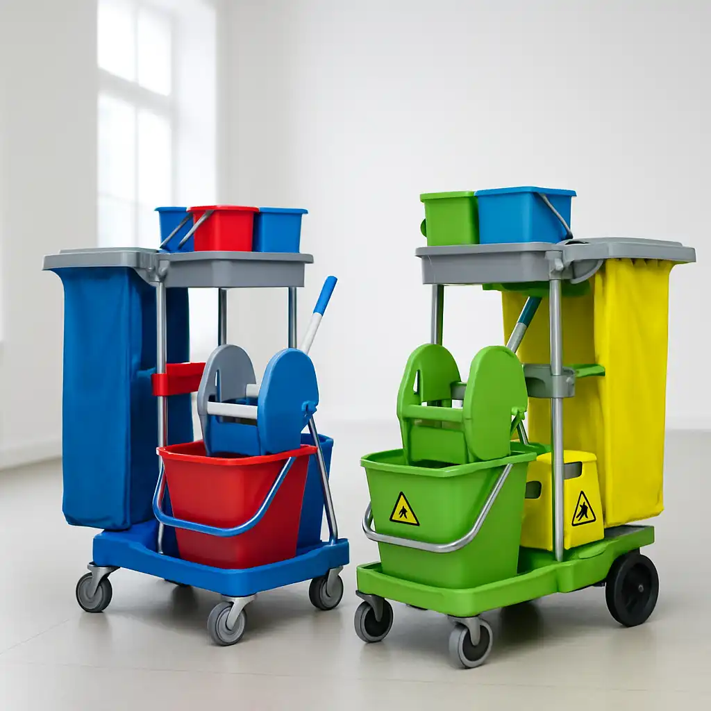 Guida Definitiva 2026: Scegliere il Miglior Carrello per Pulizie Professionali tra le Serie Nick e Green di Assperr