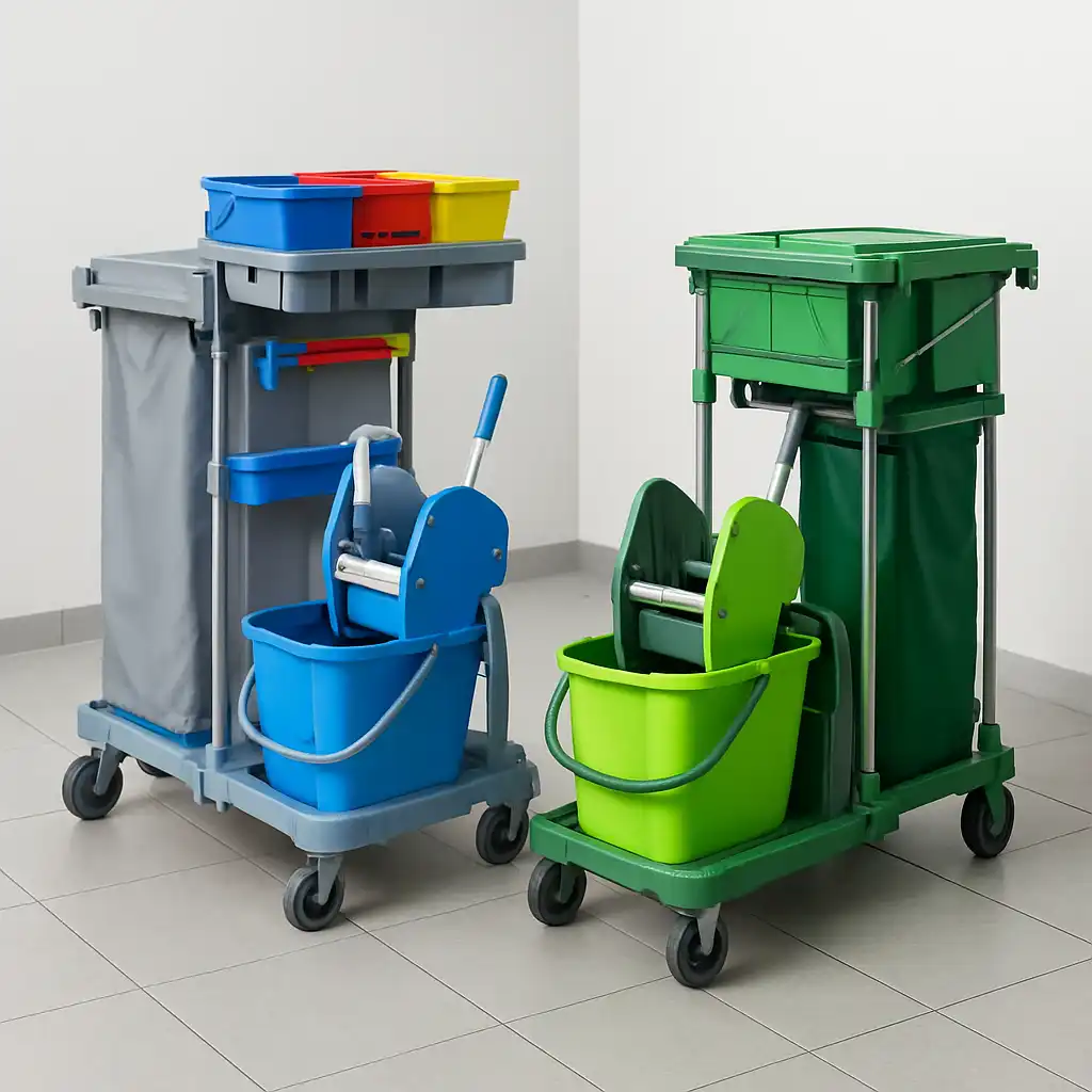Guida ai Carrelli per Pulizie Professionali 2026: Scegliere tra Gamma Nick e Green per un'Igiene Superiore