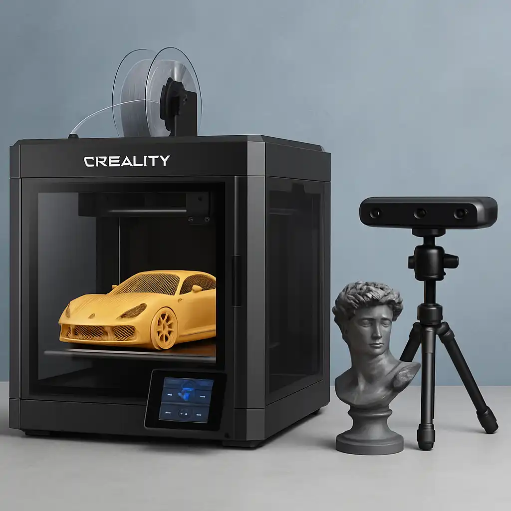 Guida Definitiva 2026: Creality K1 Max e Revopoint POP 3 Plus per la Prototipazione Totale
