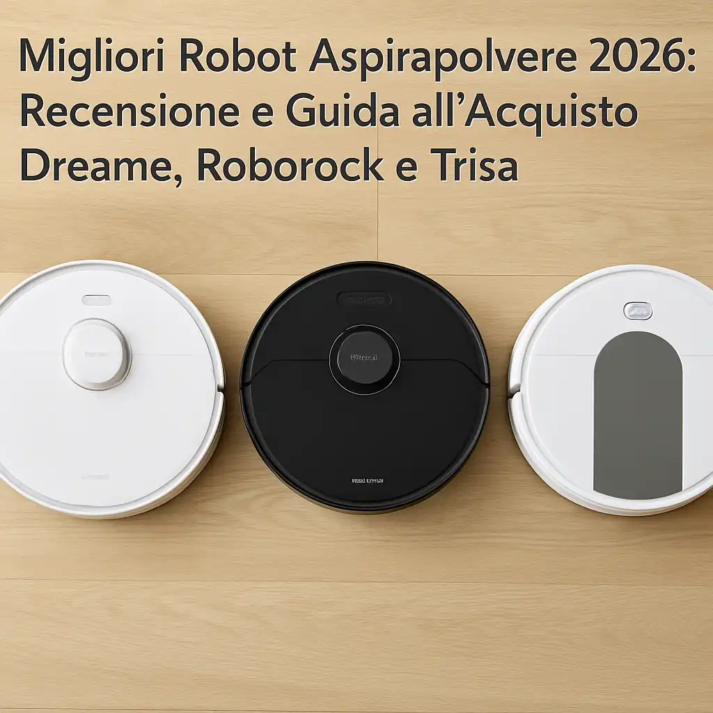 Migliori Robot Aspirapolvere 2026: Recensione e Guida all'Acquisto Dreame, Roborock e Trisa