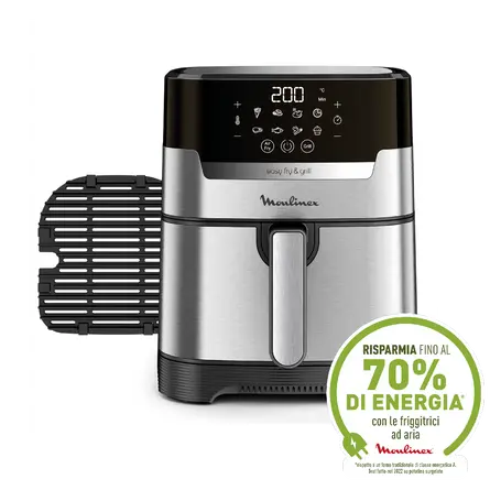 Pièces détachées et accessoires Friteuses à air Moulinex Easy Fry and Grill Digitale 4,2L Inox - EZ505D10