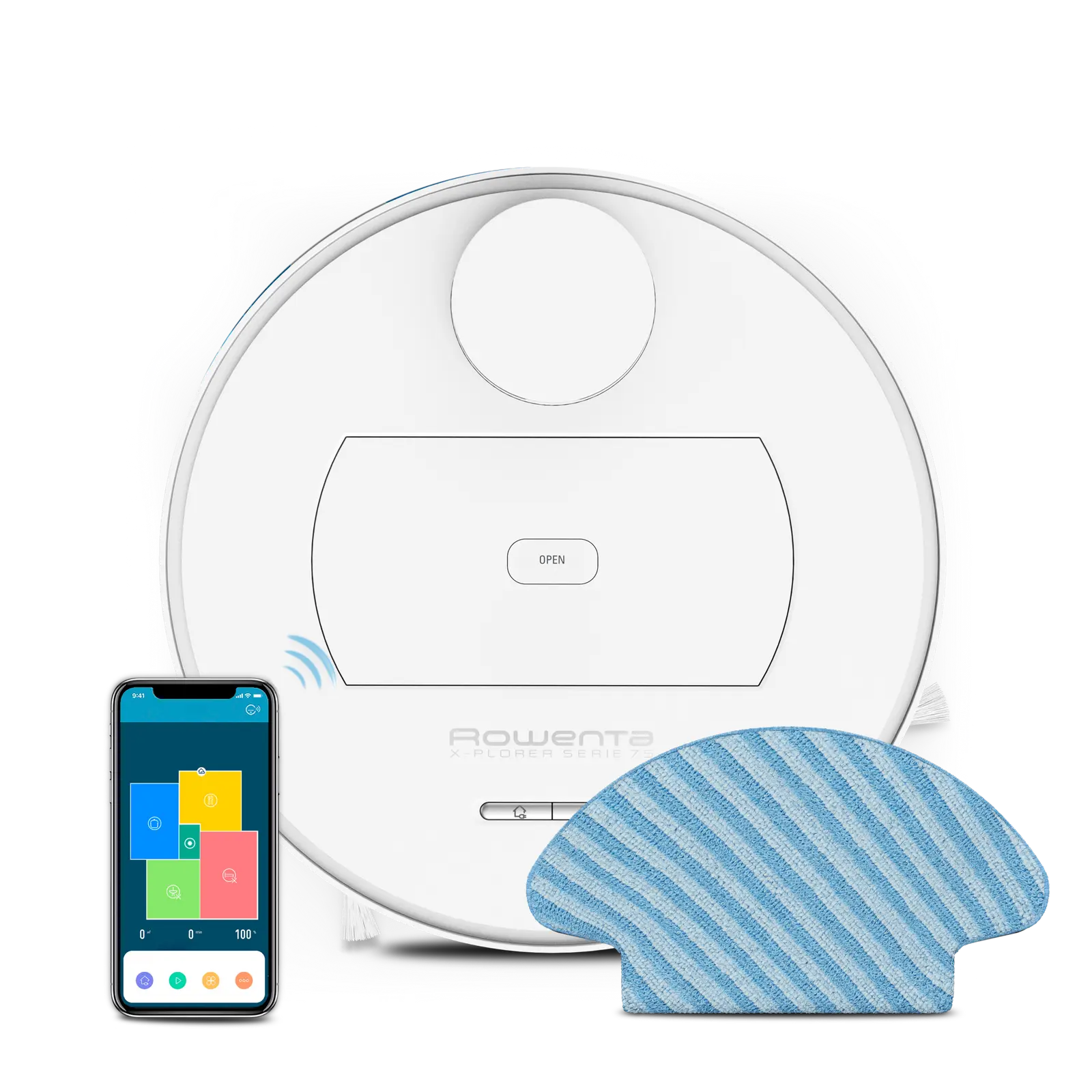 Pièces détachées et accessoires Aspirateur robot Rowenta X-Plorer Serie 75 Total Care - RR7687WH