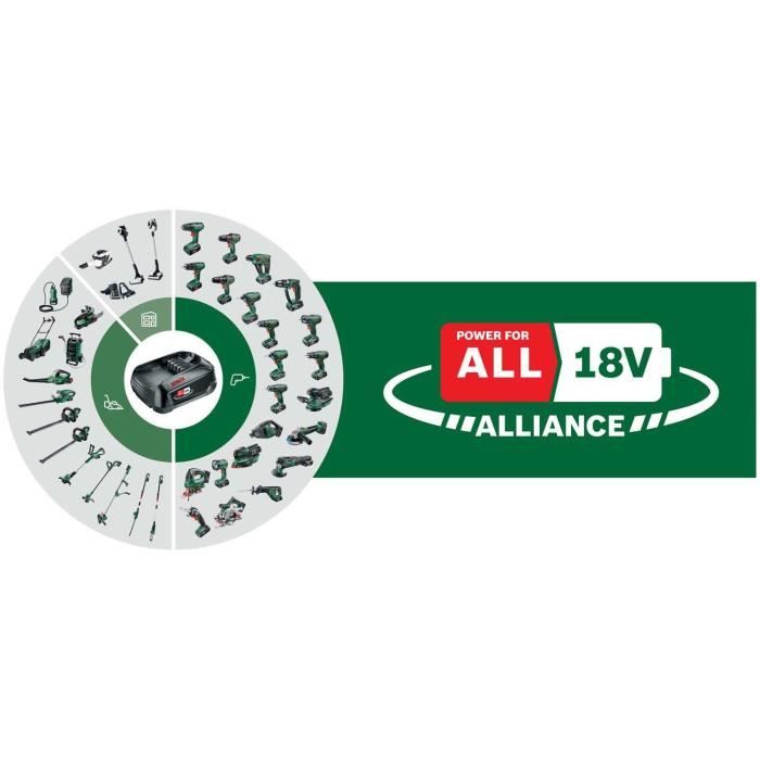 Taille-haie sans fil Bosch UniversalHedge Cut 18-55 sans batterie