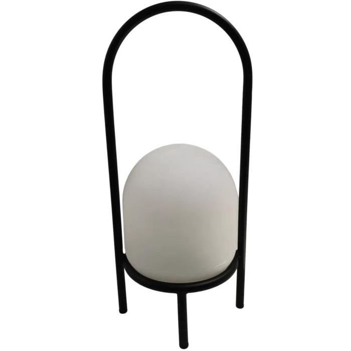 Lampe en résine sur 4 pieds USB 200 lumens H43 cm - Galix