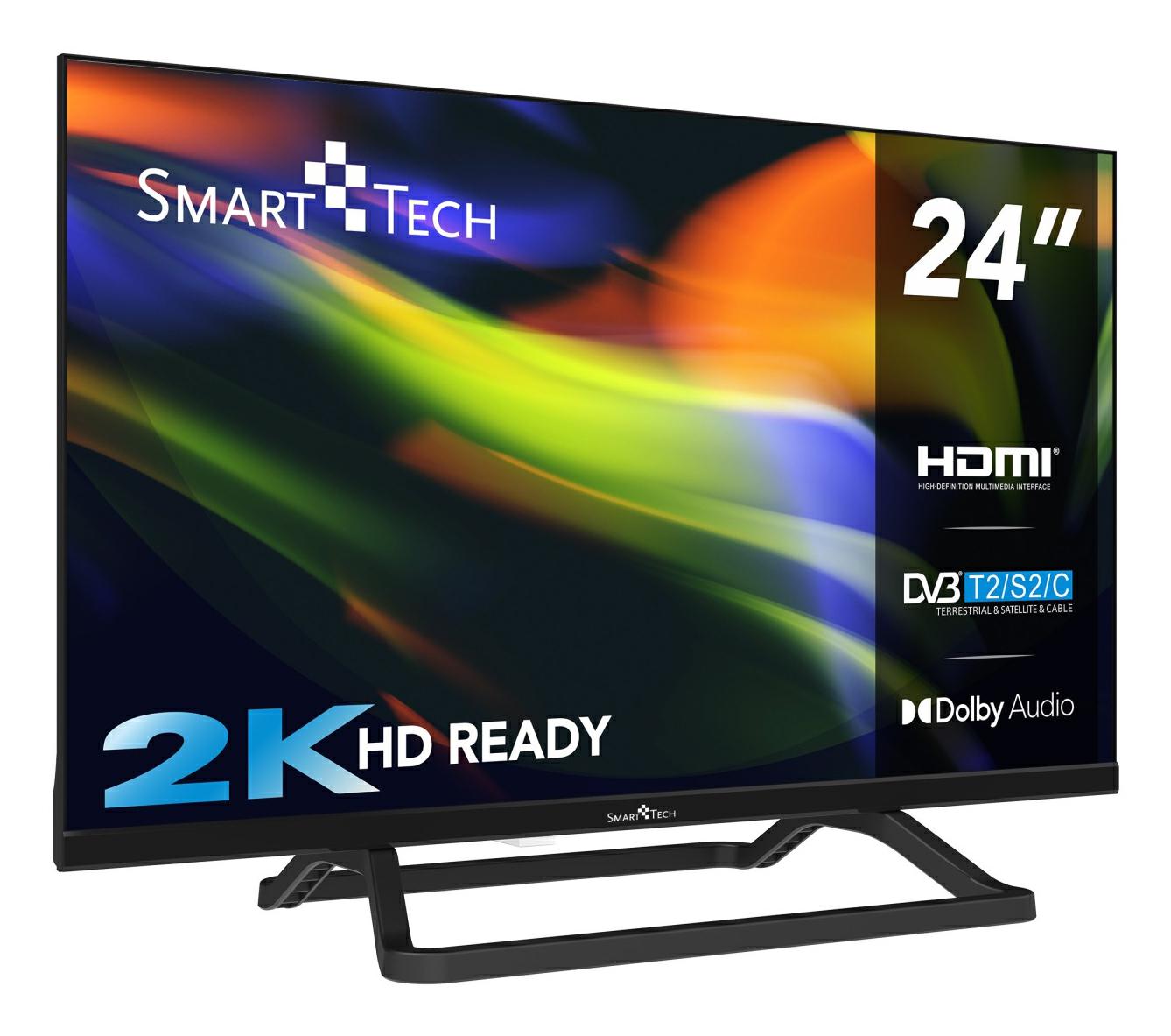 SMART TECH TV 24" HD FRAMELESS HOTEL 12V T2/S2 24HN01V3CA (no smart)