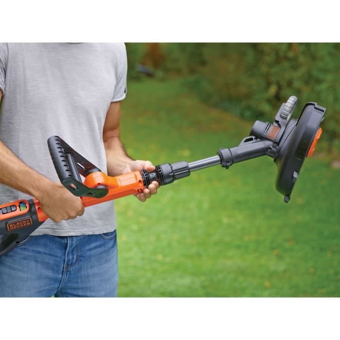 Coupe-câble sans fil BLACK & DECKER POWERCOMMAND 18 V LITHIUM 30 cm - 4 Ah - 1 batterie - 1 bobine de fil de 10 m et 1,6 mm - 1 chargeur