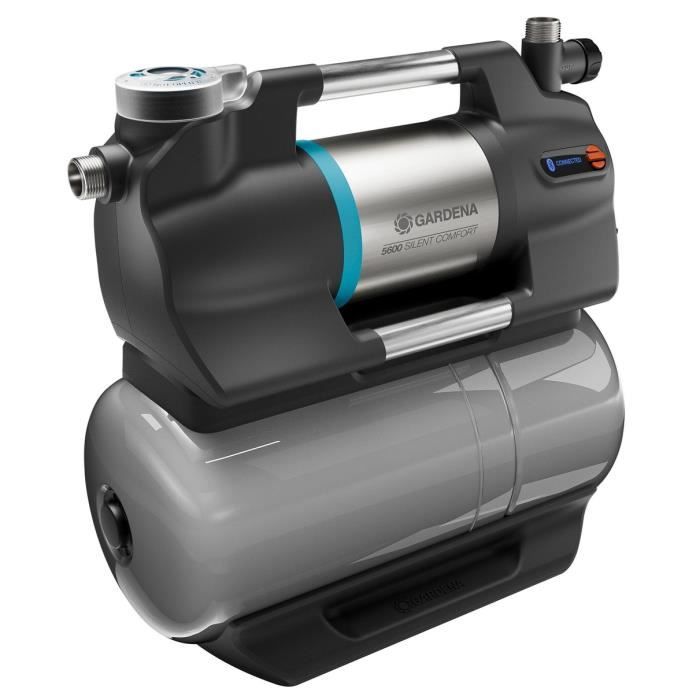 Groupe de surpression - GARDENA - 5600 SilentComfort - Puissance 900 W - Débit max. 5600 l/h