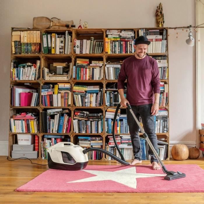 Aspirateur sans sac DS 6 avec filtration d'eau - blanc