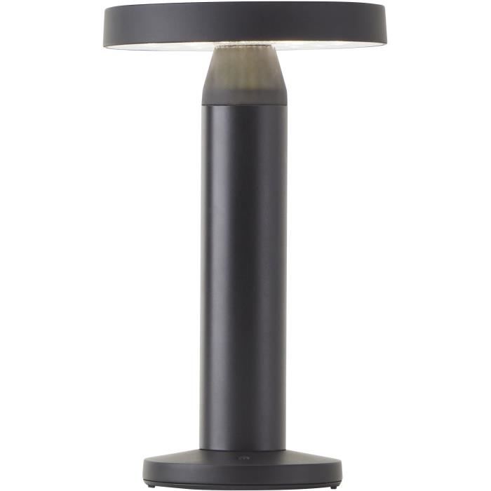 Lampe de table d'extérieur - BRILLIANT - MAGUA - LED et solaire - Métal et plastique - 5 W - Noire