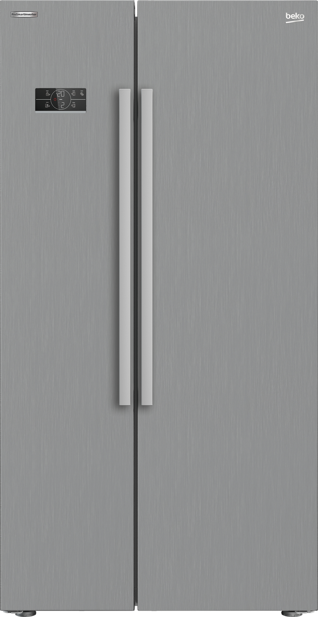 Réfrigérateur Beko 640LT F 91CM en acier inoxydable GN163130PTN No Frost