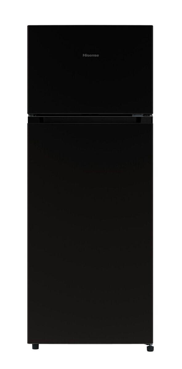 Réfrigérateur à double porte Hisense 206LT et noir RT267D4ABE
