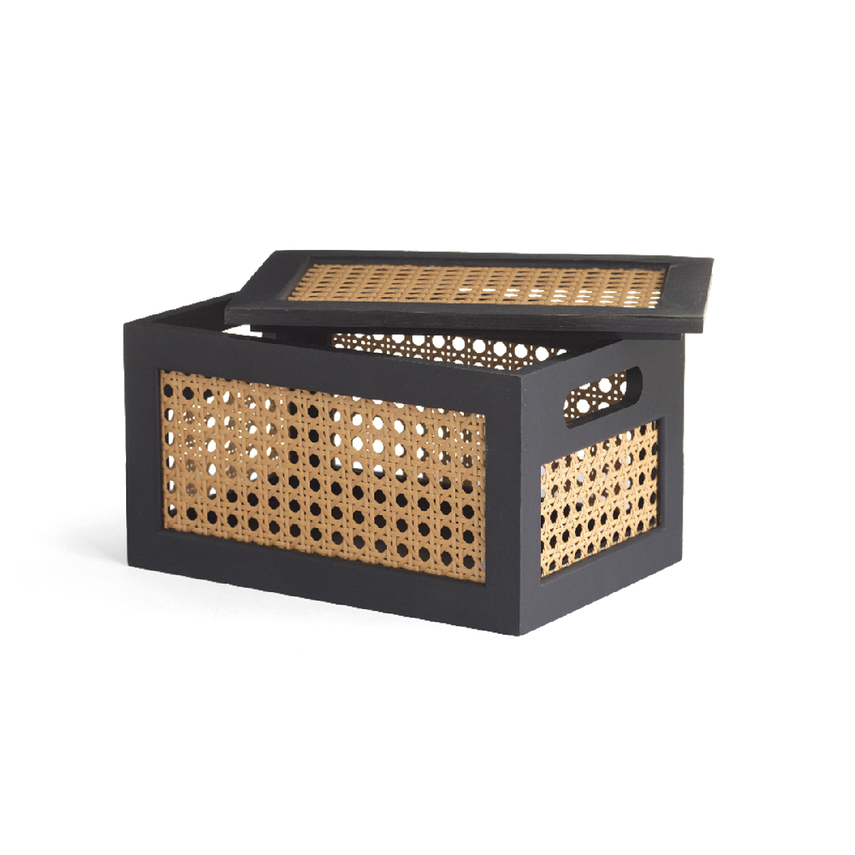 Contenant multifonction avec couvercle - Rotin