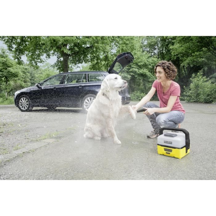 Kit pour animaux KARCHER - Accessoire pour nettoyeur mobile OC3 - Une buse, une brosse et une serviette