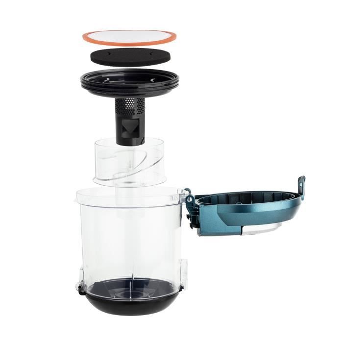 Aspirateur sans sac Hoenig, triple A, filtre HEPA 12, 2,5 L, noir