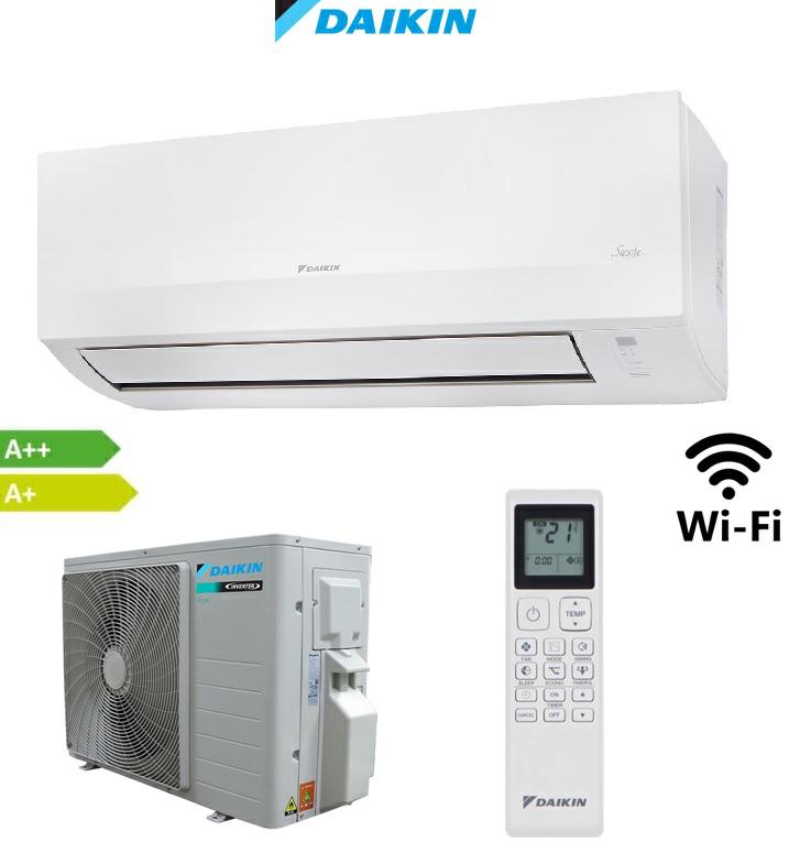 CLIMATISEUR DAIKIN 9000BTU WIFI SIESTA A++/A+ R32 ATXC25E/ARXC25E