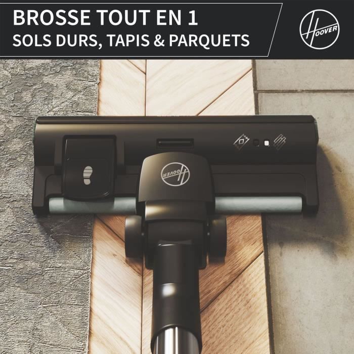 Aspirateur sans sac - HOOVER - HP321PAF - 850 W - 75 dBA - 2 L - Gris