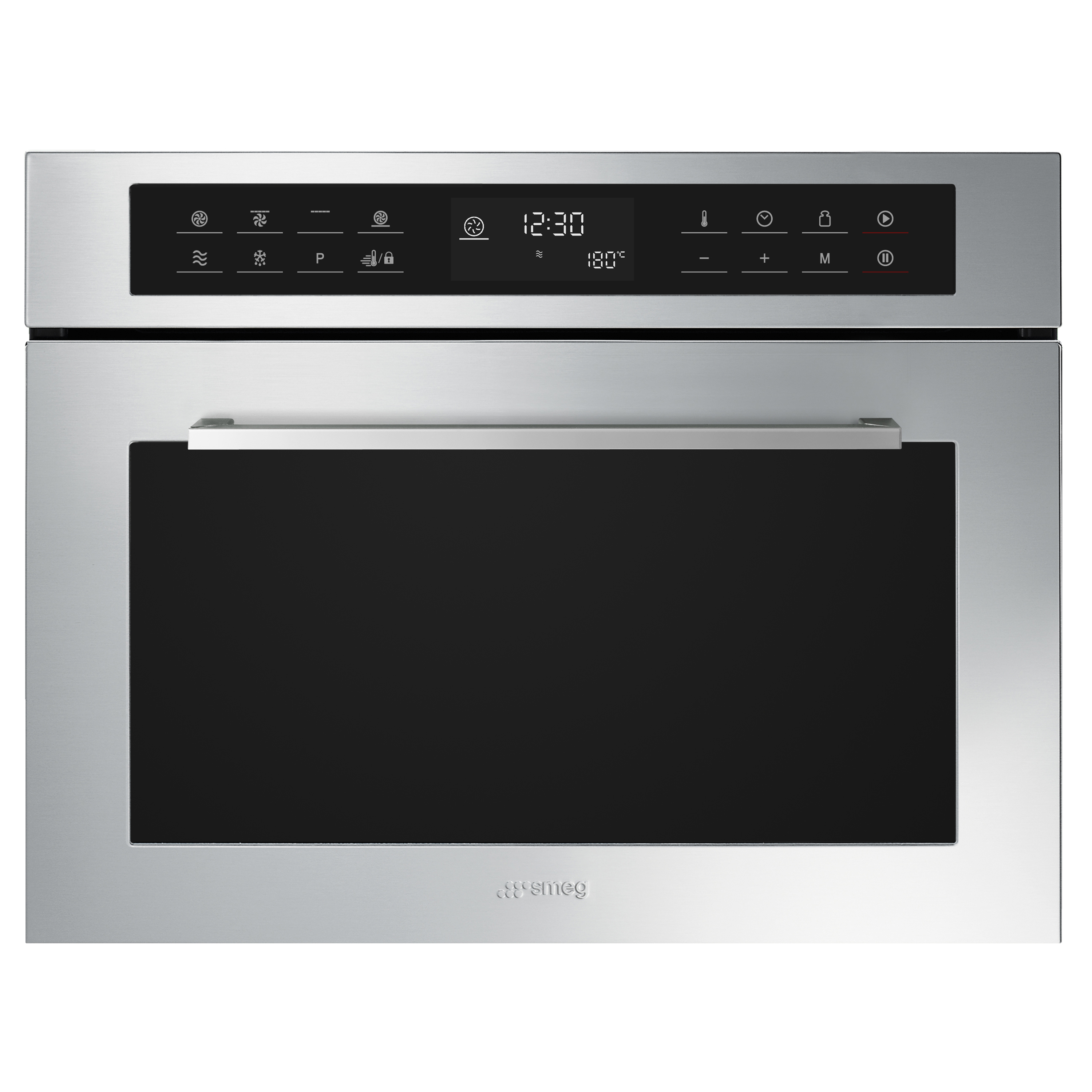 SMEG FORNO MICROONDE INCASSO COMBINATO 32LT GRILL 45CM INOX SF4400MCX1