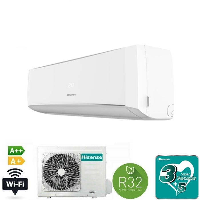 Climatiseur Hisense 9000 BTU A++/A+ HALO WIFI à split unique CBYR0906G/CBYR0906W
