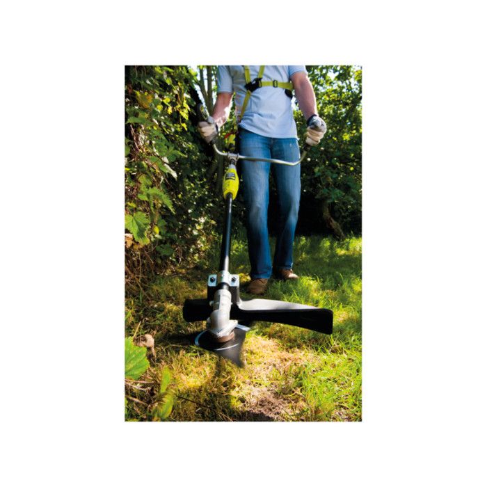 Débroussailleuse - RYOBI - Guidon - Fil Ø 1 x 1,65 mm - lame à 3 dents - 1 batterie au lithium + 36 V 4,0 Ah + 1 chargeur 1,7 A