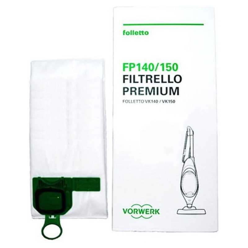 Lot de 6 sacs Folletto VK 140 - VK 150 - LIVRAISON GRATUITE
