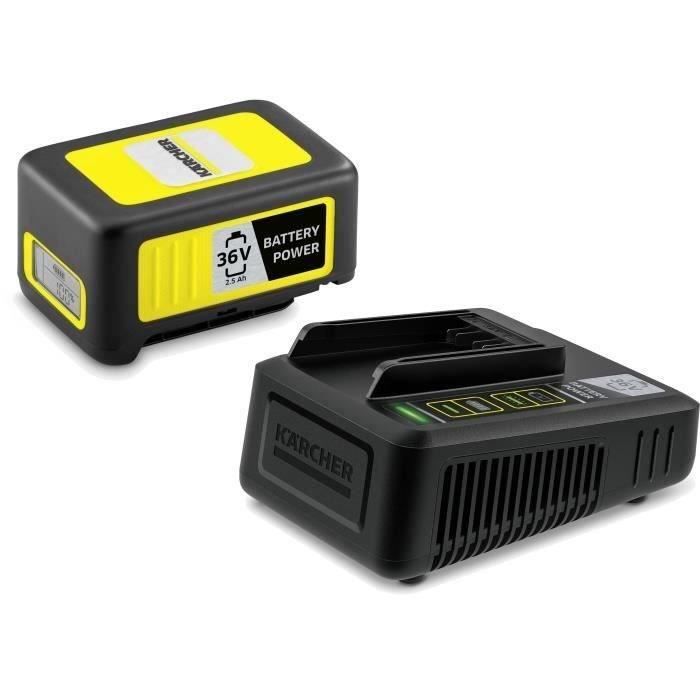 Batterie KARCHER POWER 36V/2,5 Ah avec écran LCD et chargeur rapide