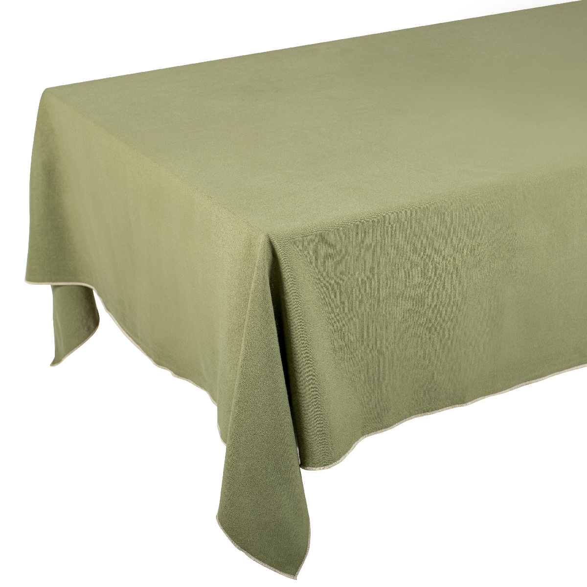Nappe rectangulaire de couleur unie 140 x 180 cm - Pamukkale