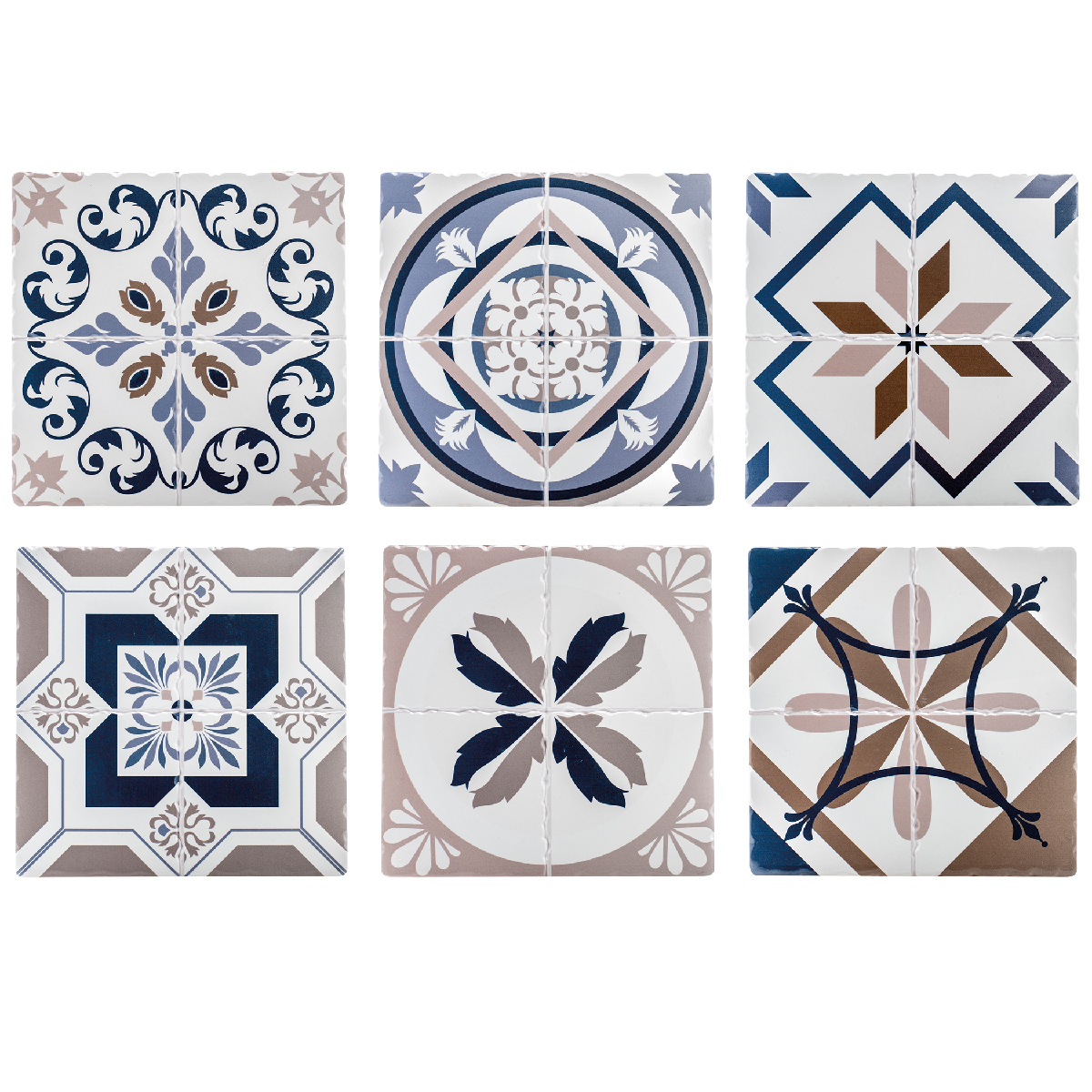 Sous-plat en céramique 20 x 20 cm - Majolique