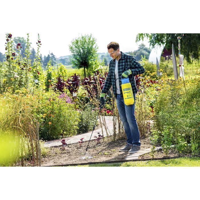 GLORIA - Prima 5 Plus - Atomiseur à pression de 5 L avec joints EPDM spéciaux pour produits acides