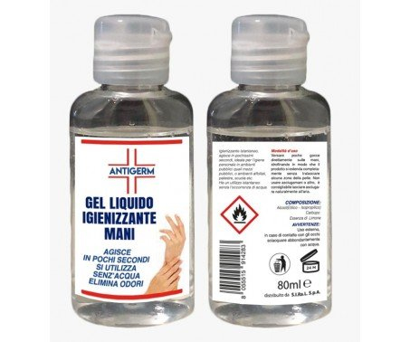 ANTIGERM GEL LIQUIDO IGIENIZZANTE MANI 80ml