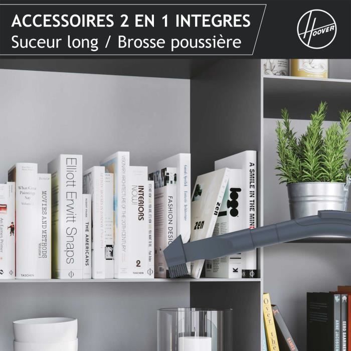 Aspirateur sans sac - HOOVER BR21HM - 700 W - Cassette : 2 L - 78 dBA