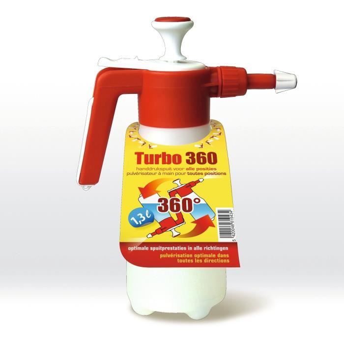 Pulvérisateur multipositions Turbo 360, capacité 1,3 L, BSI. Réf. 19434