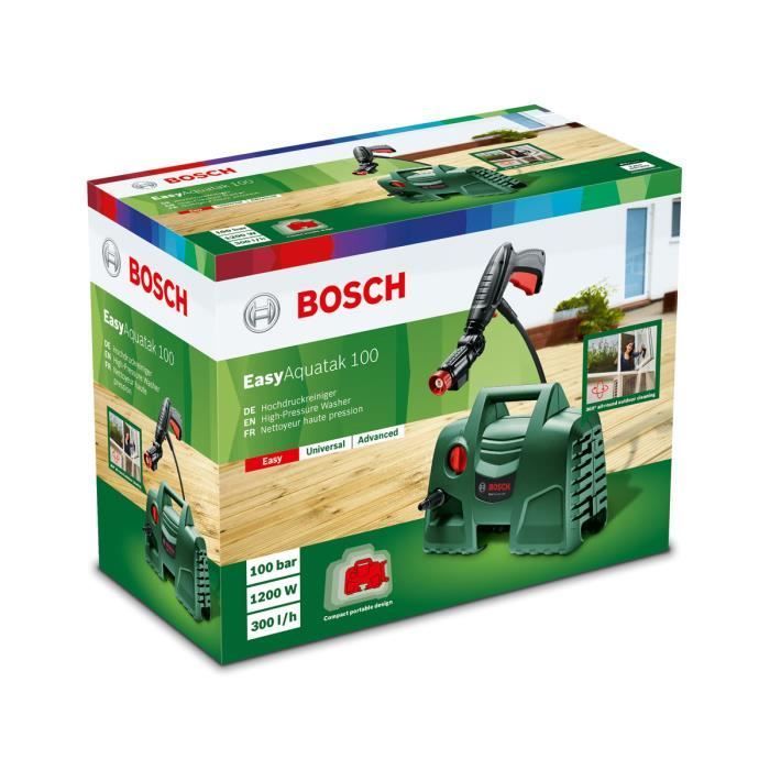 Nettoyeur haute pression BOSCH EasyAquatak 100-100 bars - 1200 W.