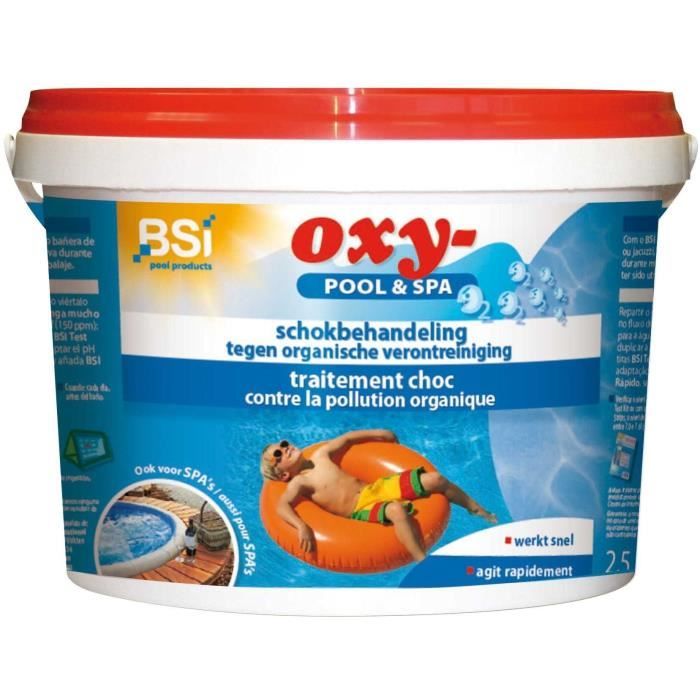 Nettoyeur de piscine BSi Oxy-pool & spa 2,5 kg bleu