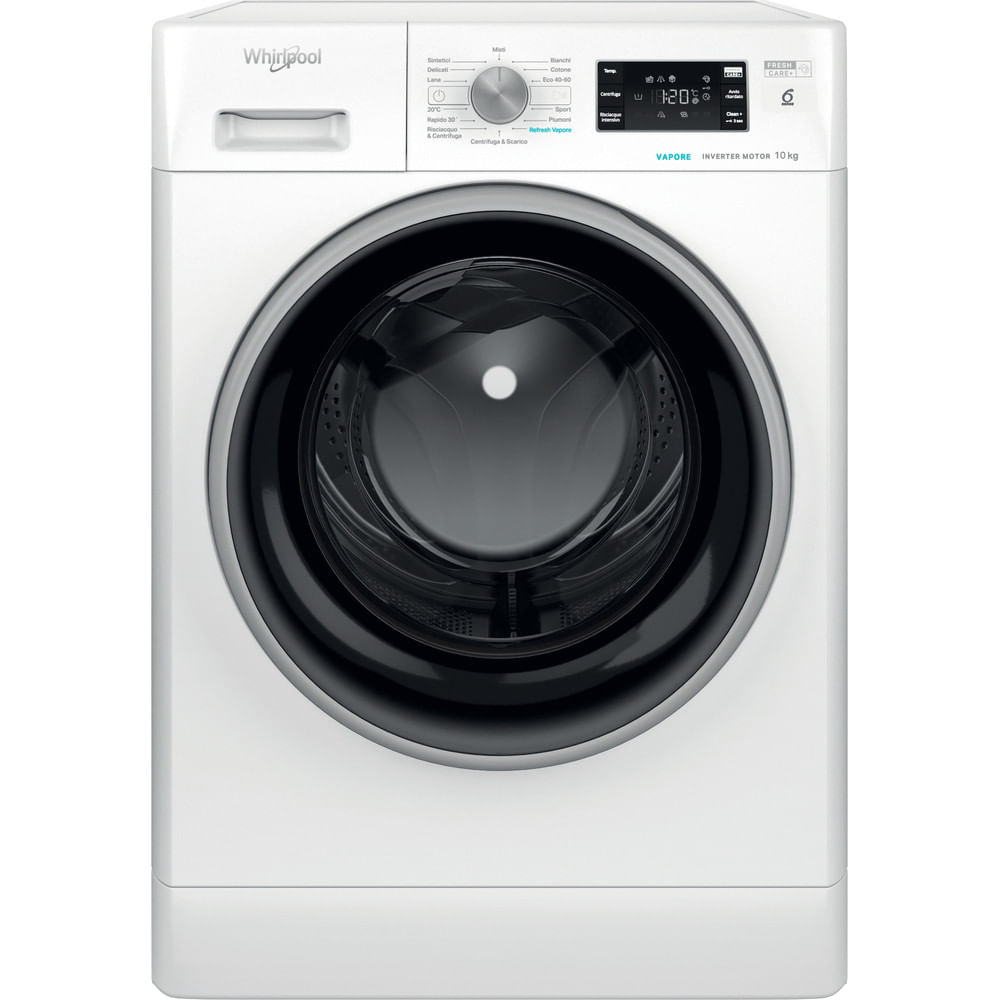 Machine à laver 10 kg Whirlpool 6° SENSO INVERTER A -20% 1400G. FFB 1048 BSV IT