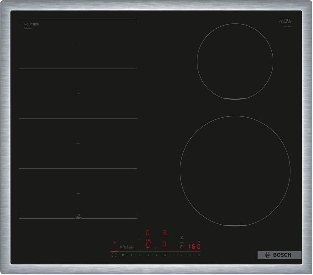 Table de cuisson à induction Bosch WIFI PROFILES 4ZONE 60 CM PVS645HB1E