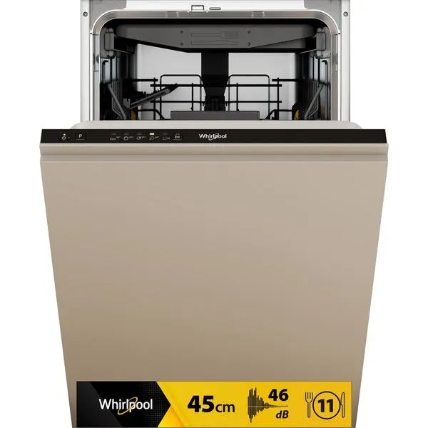 Lavastoviglie da incasso slim Whirlpool WH4ID11CS80