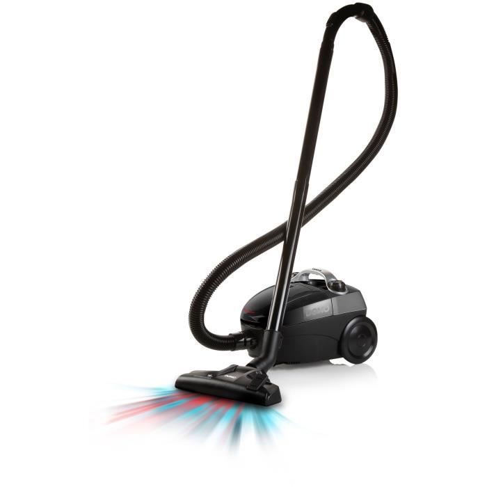 Domo do1033s - aspirateur compact avec sac de 450 W - filtre Hepa10. Portée d'action 7 m. 1,5 litre Bagcacity.