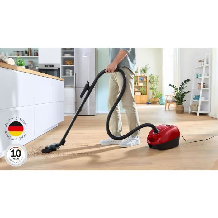 Bosch GL38 - aspirateur avec sac - 600 W - 79 dB - (H) EPA - 10 m - Sac de 4 L - Puissance variable