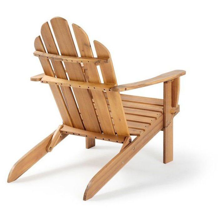 Chaise de jardin inclinable en acacia FSC - 72,5 x 89,5 x H.94 cm