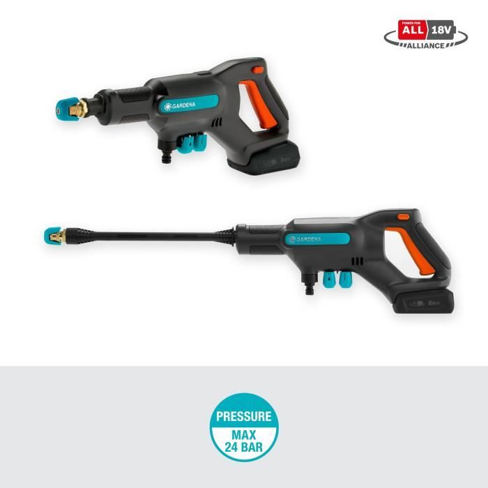 GARDENA - Nettoyeur moyenne pression AquaClean 24/18 V P4A