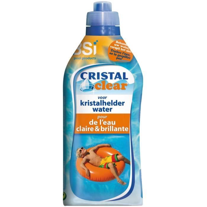 Nettoyeur de piscine BSi Cristal Clear 1 litre bleu